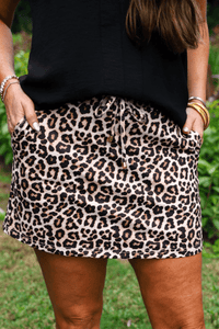 Wild Horse Boutique Bottoms The Leopard Skort