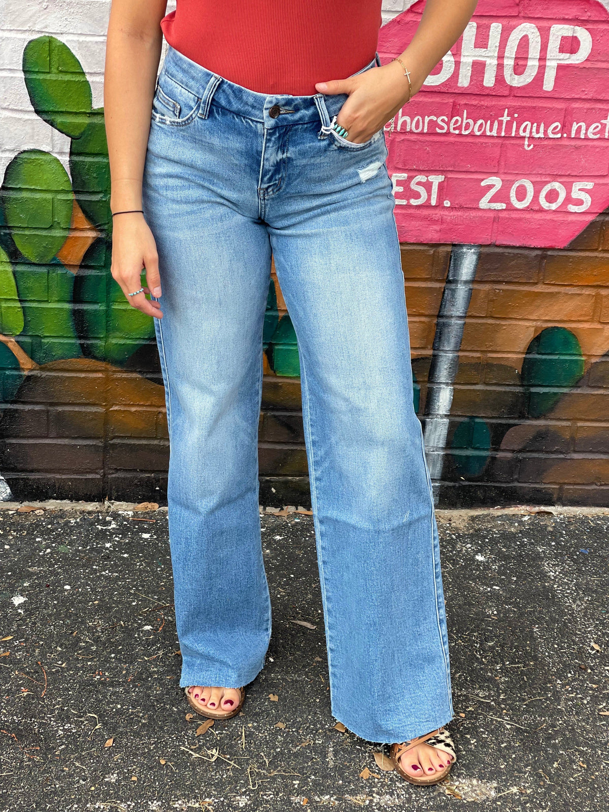 Wild Horse Boutique Bottoms The Oliva Jeans