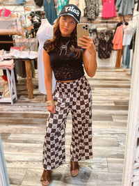 Wild Horse Boutique Bottoms The Western Checkered Pants