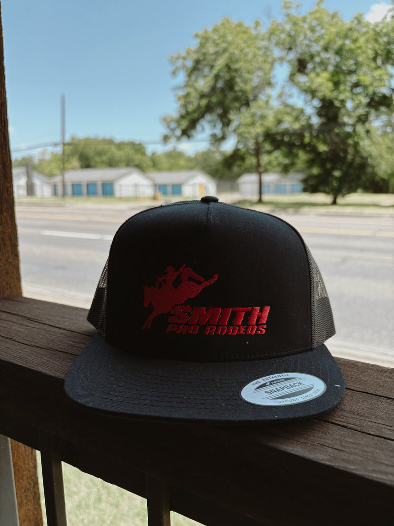 Wild Horse Boutique Cap Black and red The Smith Pro RodeoCap