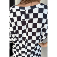 Wild Horse Boutique Clothing sets The Checkered Biker Set