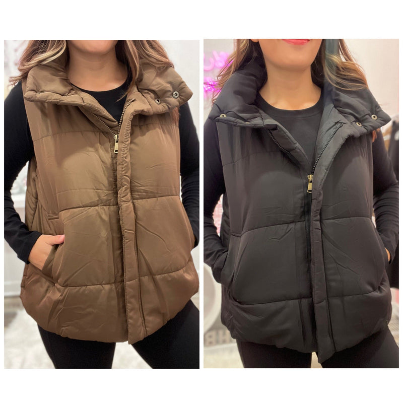 Wild Horse Boutique Clothing The Ash Puffer Vest