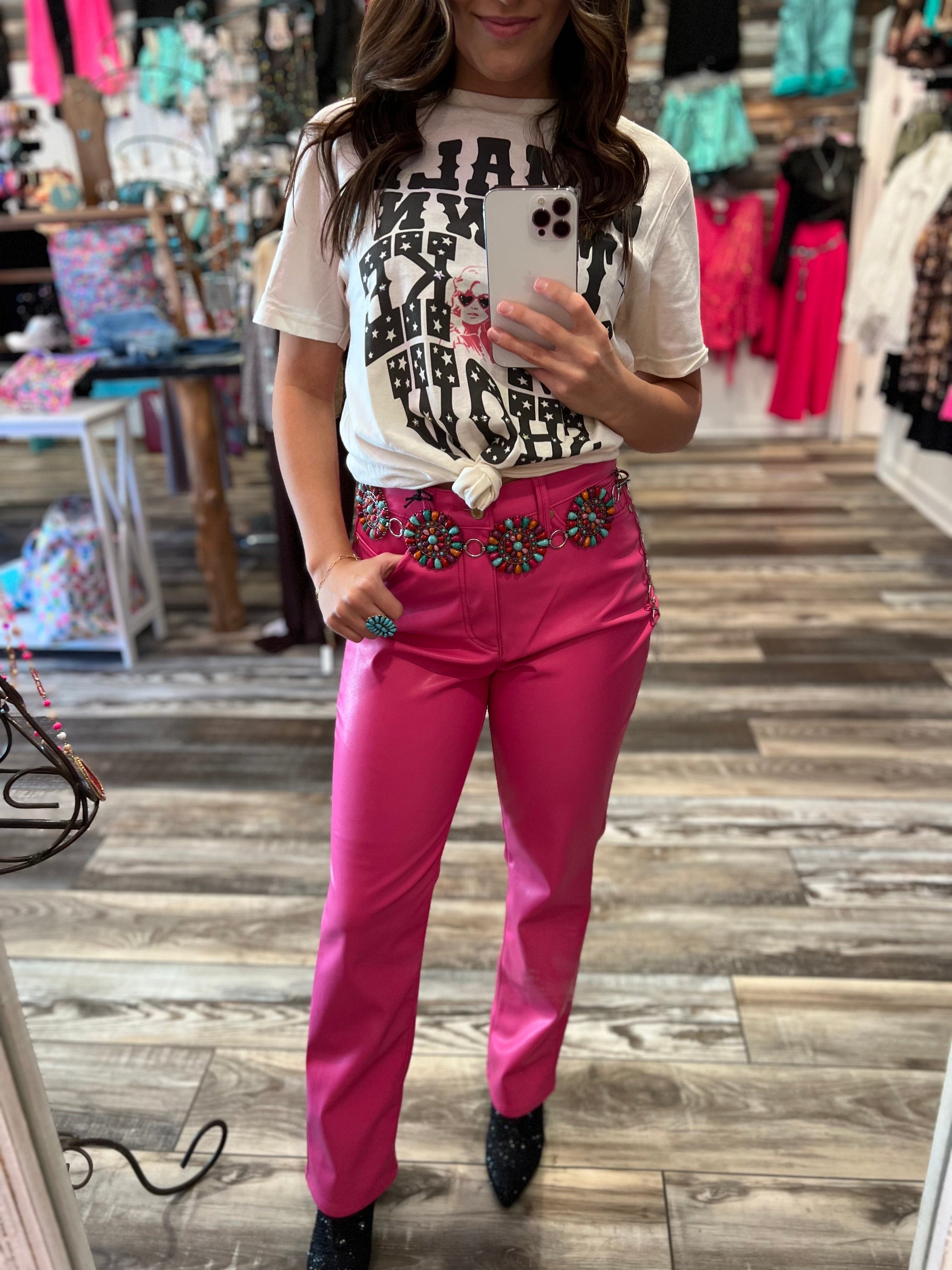 Dressy Pink Pants - Straight A Style | Hot pink pants, Pink pants outfit,  Light pink pants