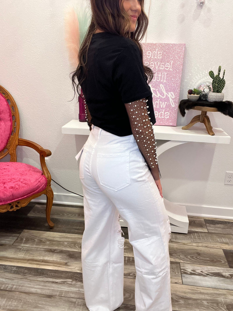 Wild Horse Boutique Clothing The Lindsey White Jeans