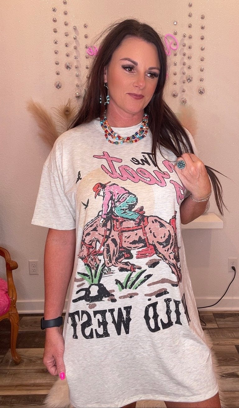 Wild Horse Boutique Dress The Great Wild West Tshirt Dress