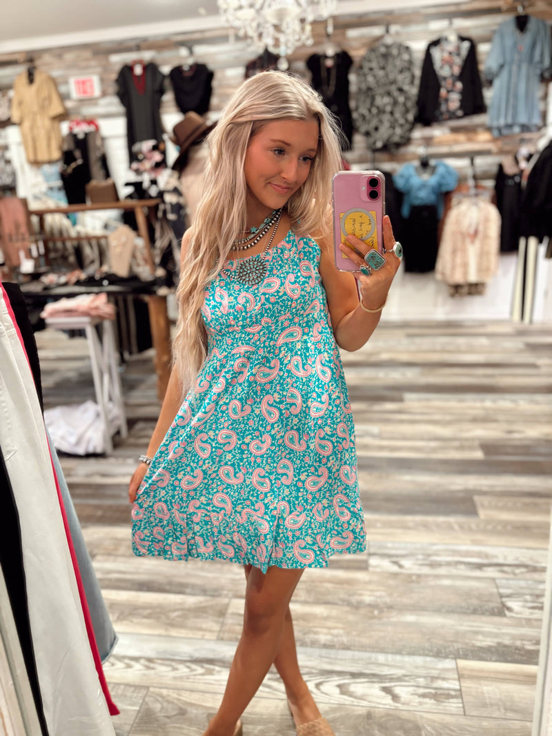 Wild Horse Boutique Dress The Paisley Dress