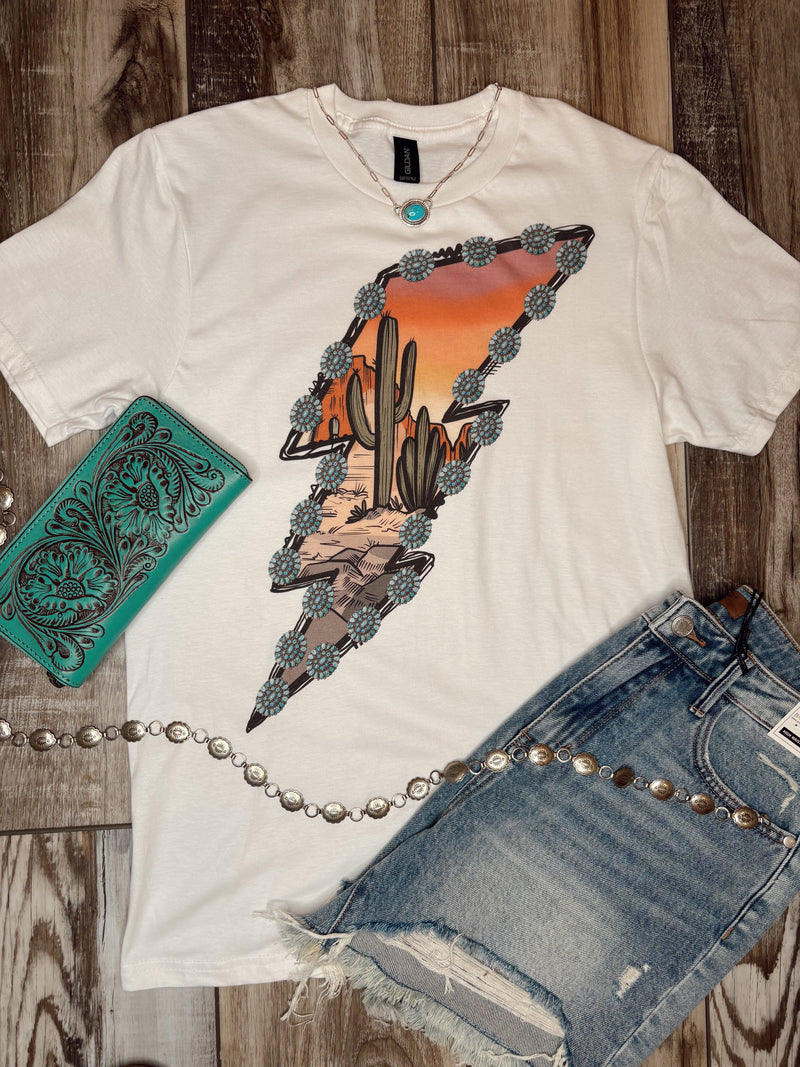 Wild Horse Boutique Graphic tshirt The Desert Bolt Tee