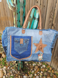 Wild Horse Boutique Handbags The Denim Star Weekender