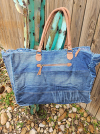 Wild Horse Boutique Handbags The Denim Star Weekender