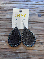Wild Horse Boutique Jewelry Black The Punchy Earrings
