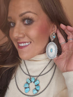 Wild Horse Boutique Jewelry Genuine Turquoise Navajo Handmade Squash Necklace
