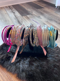 Wild Horse Boutique Jewelry Glitter Bangles