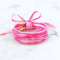 Wild Horse Boutique Jewelry Hot pink The Glitter Bangles