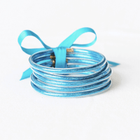 Wild Horse Boutique Jewelry Teal blue The Glitter Bangles