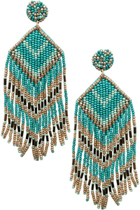 Wild Horse Boutique Jewelry The Aztec Chevron Earrings