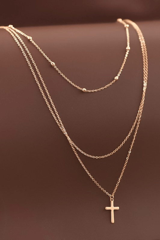Wild Horse Boutique Jewelry The Gold Cross Necklace
