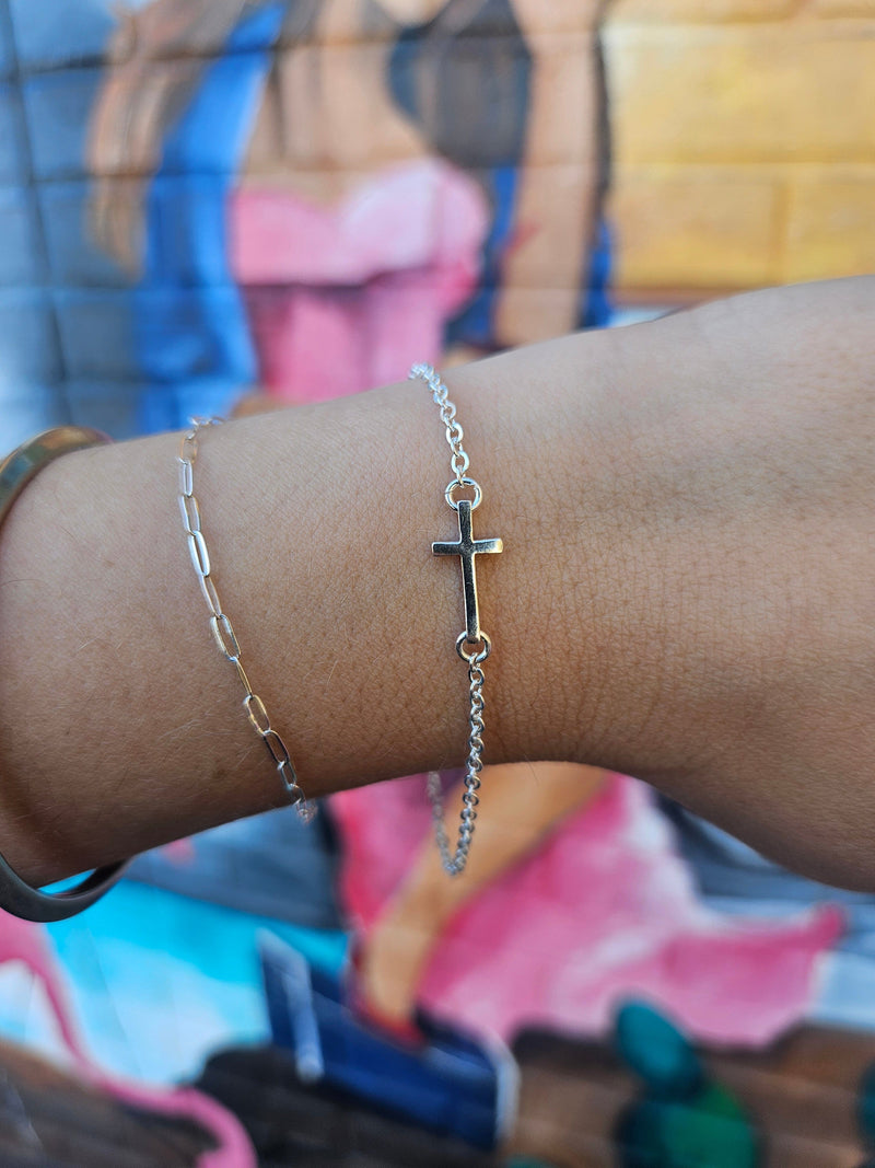 Wild Horse Boutique Jewelry The Sterling Silver Cross Bracelet