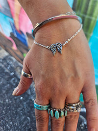 Wild Horse Boutique Jewelry The Sterling Silver Wing Bracelet