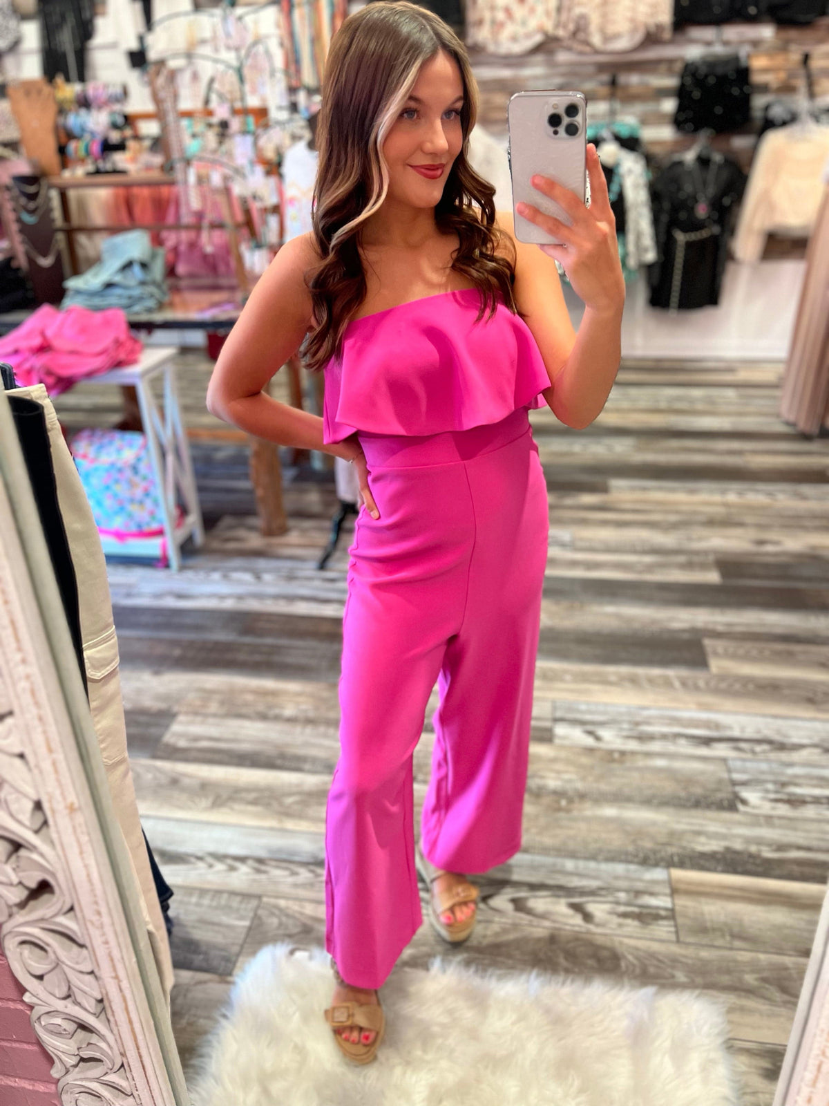 Wild Horse Boutique Jumpsuit The Pink Lily Jumpsuit