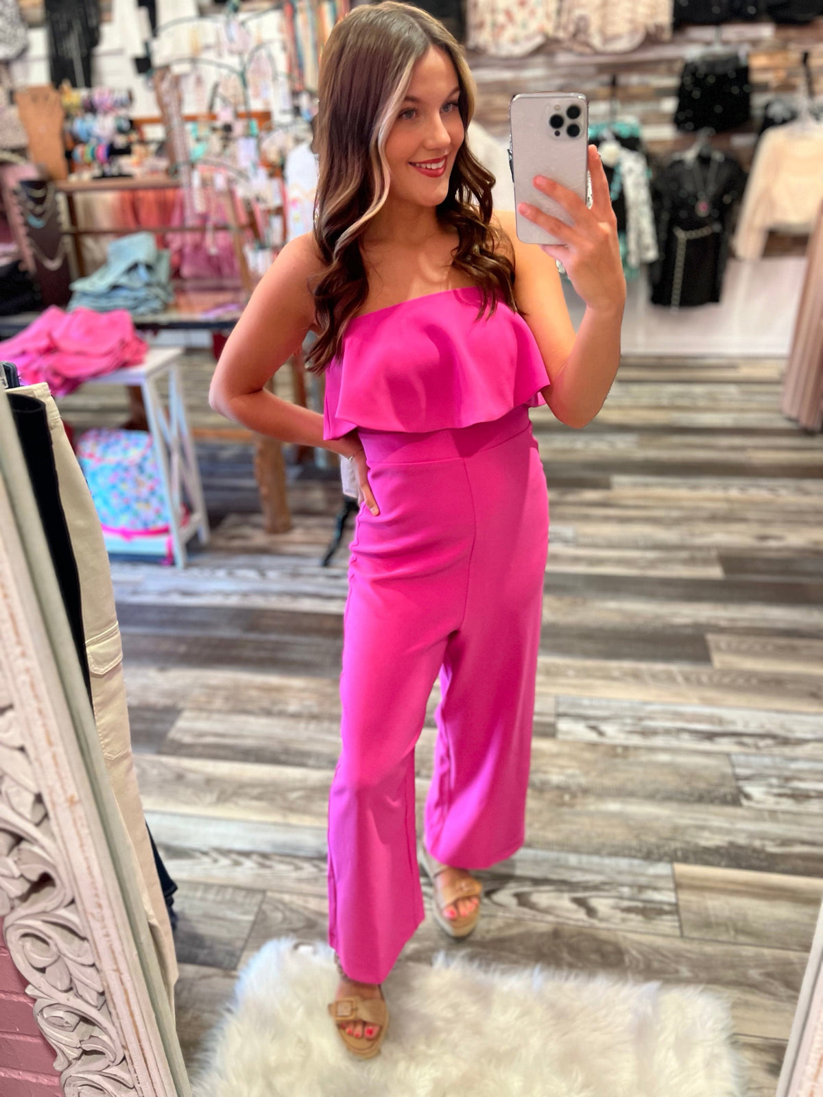 Wild Horse Boutique Jumpsuit The Pink Lily Jumpsuit