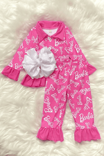 Wild Horse Boutique Kid clothing Baby Barbie Pajamas