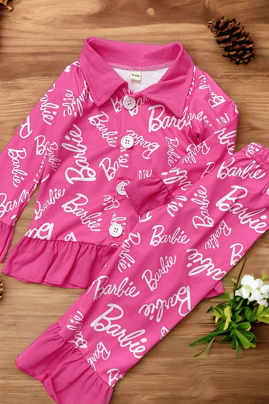 Wild Horse Boutique Kid clothing Baby Barbie Pajamas