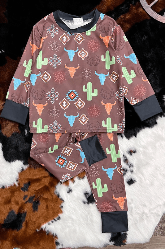 Wild Horse Boutique Kid clothing Cowboy Pajamas