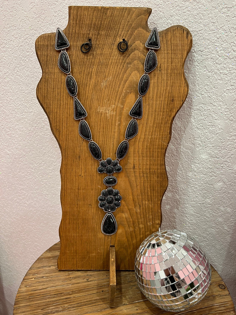 Wild Horse Boutique necklace Black The Luna Necklace