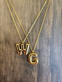 Wild Horse Boutique Necklace The Bubble Initial Necklaces