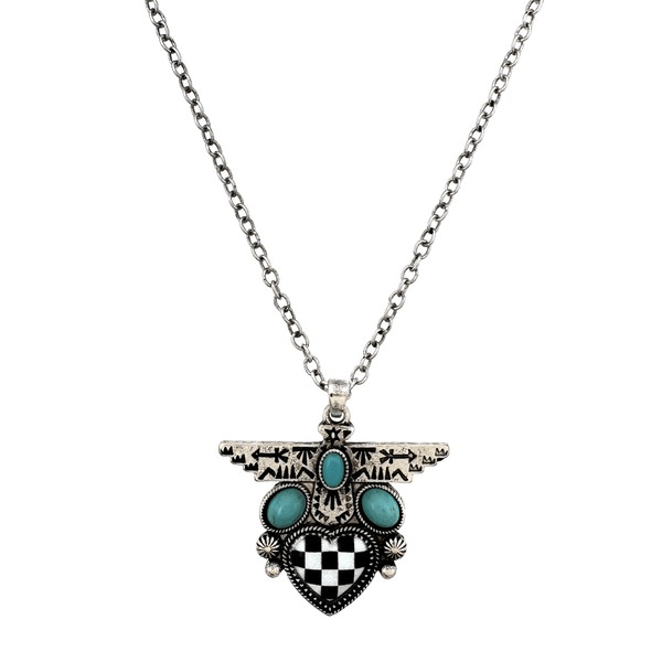 Wild Horse Boutique Necklace The Checkered Thunderbird Necklace