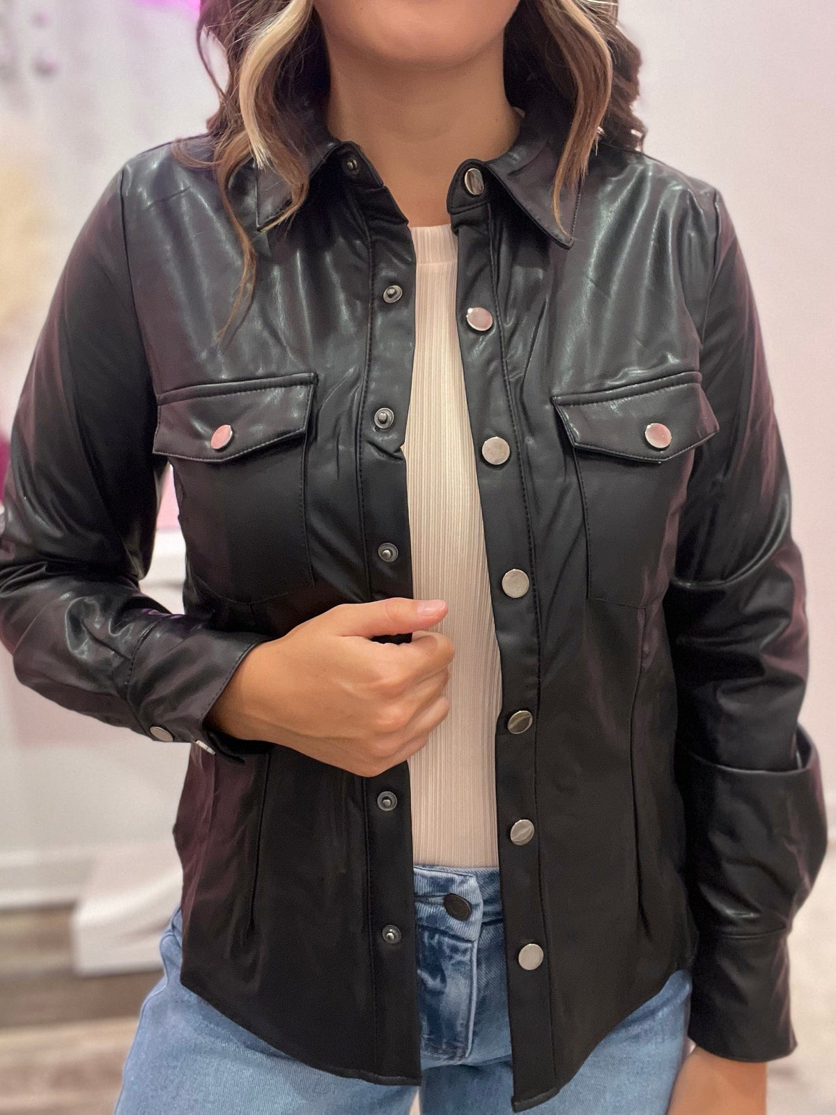 Wild Horse Boutique Outerwear The Roxie Button Down