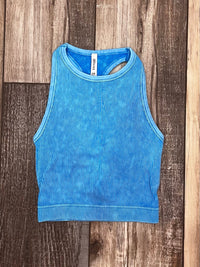 Wild Horse Boutique Shirts & Tops Blue / S/M The Hadley Halter Top