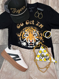 Wild Horse Boutique Shirts & Tops Go Get Em Tiger Tee