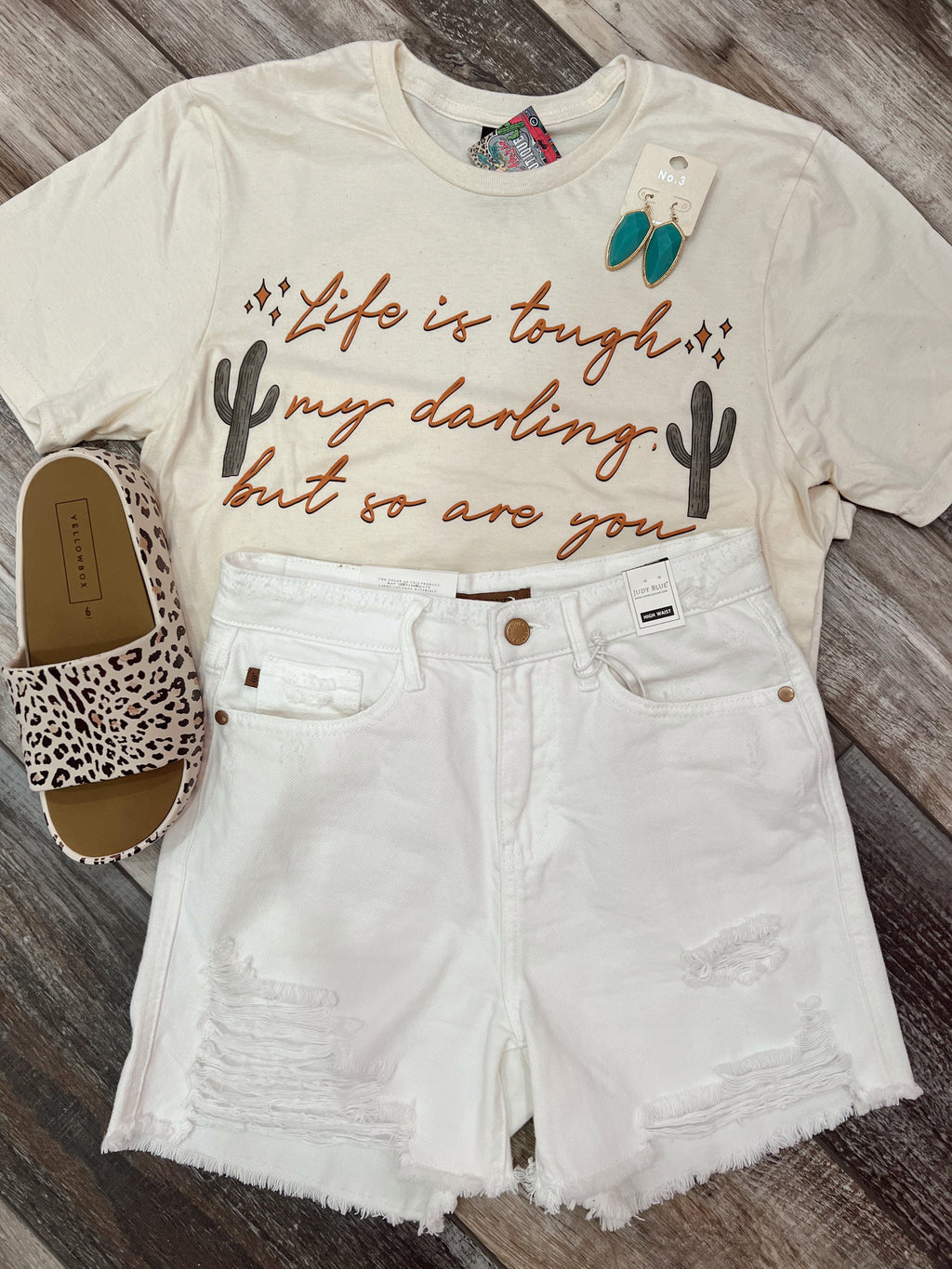 Wild Horse Boutique Shirts & Tops Life is Tough Tee