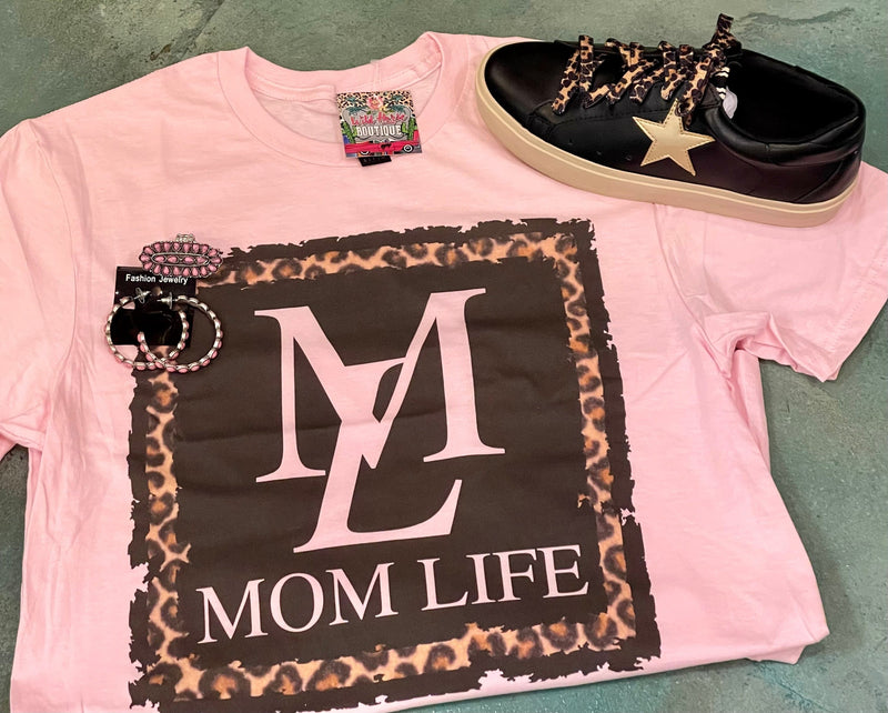 Wild Horse Boutique Shirts & Tops Mom Life T Shirt