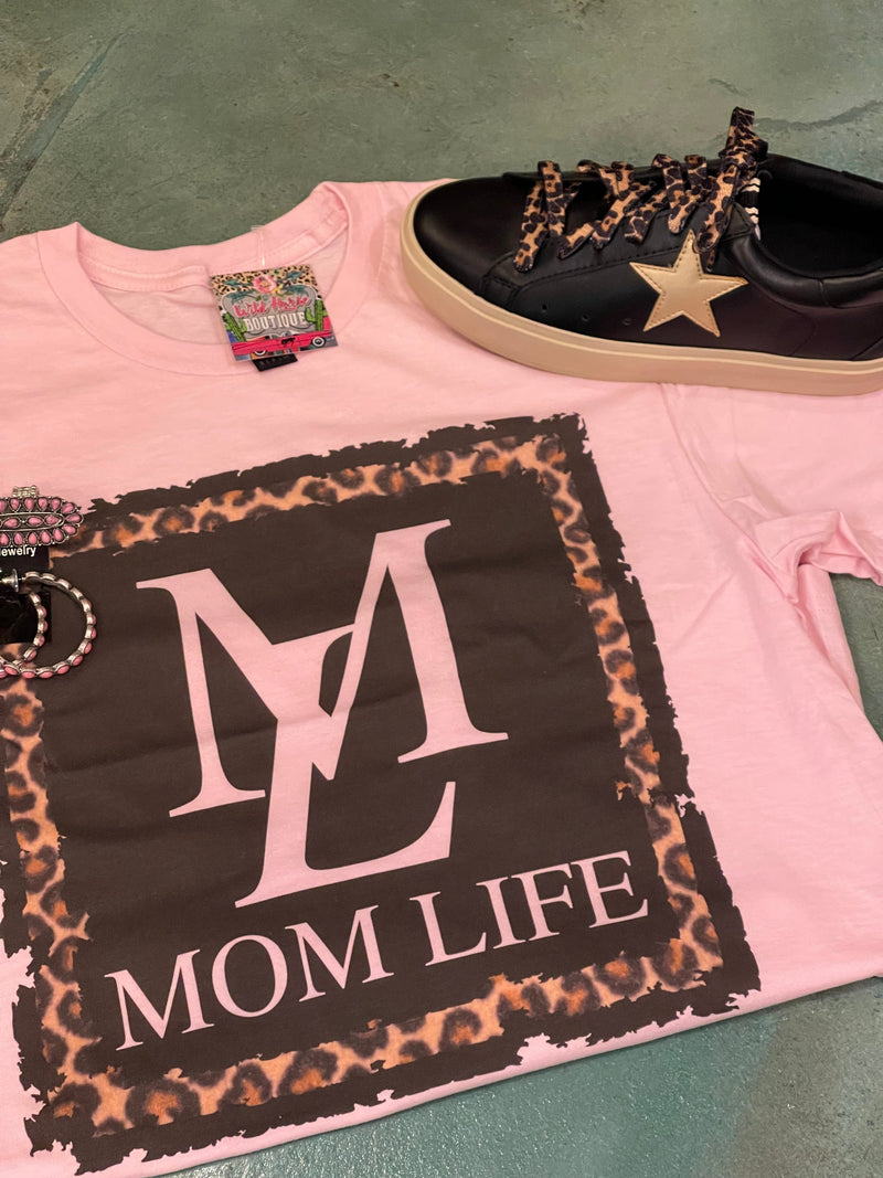 Wild Horse Boutique Shirts & Tops Mom Life T Shirt