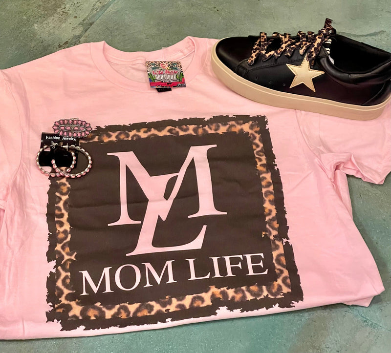 Wild Horse Boutique Shirts & Tops Mom Life T Shirt