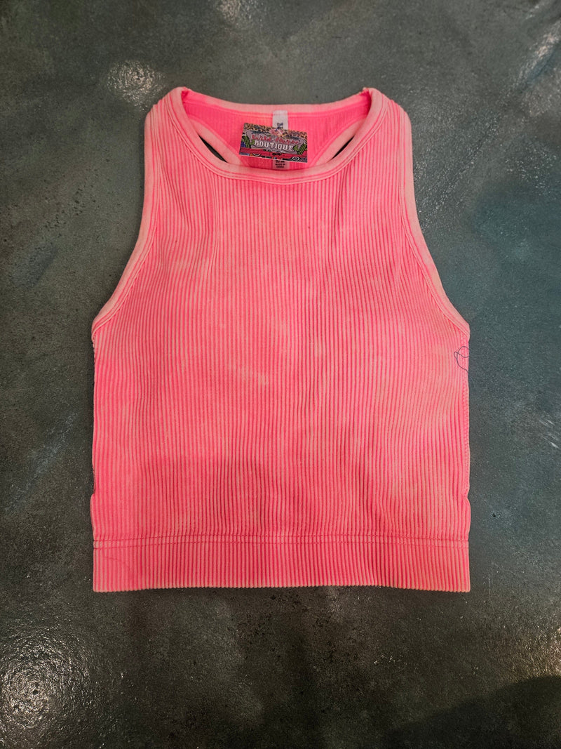 Wild Horse Boutique Shirts & Tops Pink / S/M The Hadley Halter Top