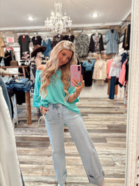 Wild Horse Boutique Shirts & Tops The Aqua Top