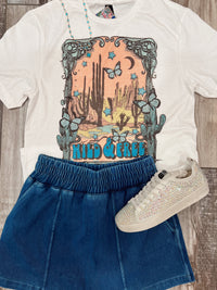 Wild Horse Boutique Shirts & Tops The Butterfly Wild & Free Tee