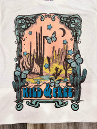 Wild Horse Boutique Shirts & Tops The Butterfly Wild & Free Tee