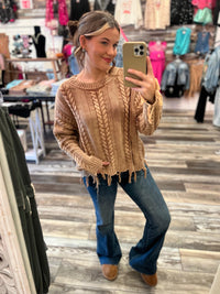 Wild Horse Boutique Shirts & Tops The Caramel Sweater