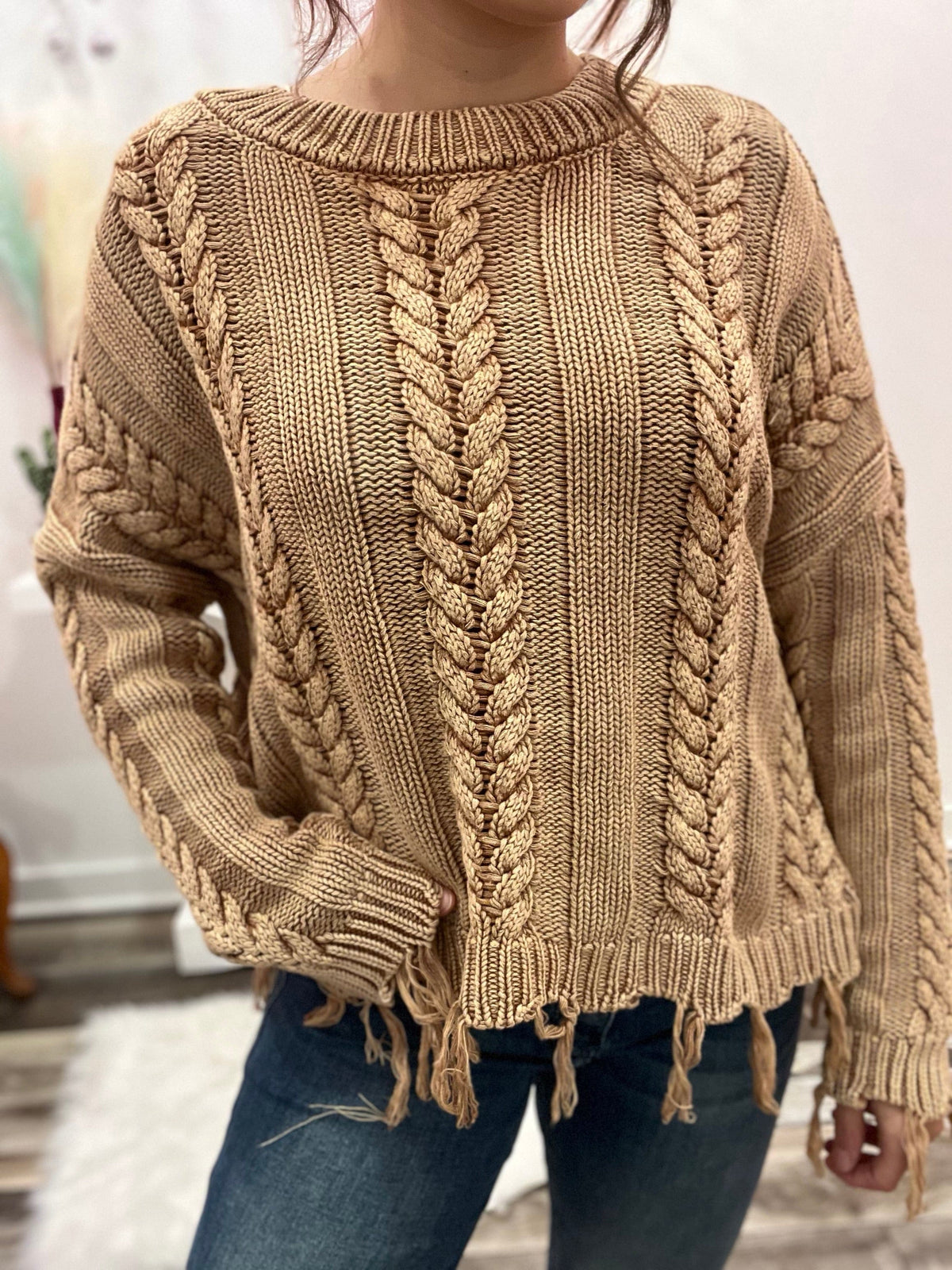 Wild Horse Boutique Shirts & Tops The Caramel Sweater