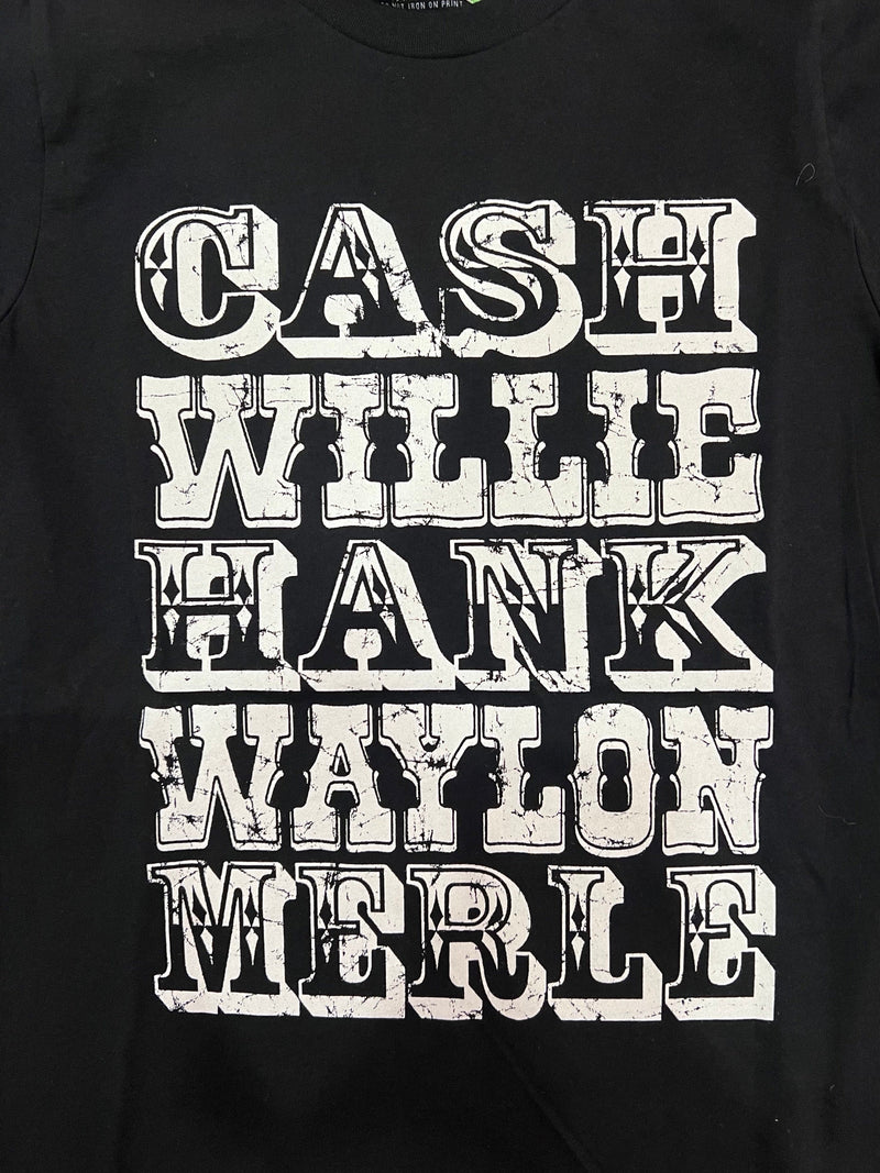 Wild Horse Boutique Shirts & Tops The Cash Willy & Hank Tee