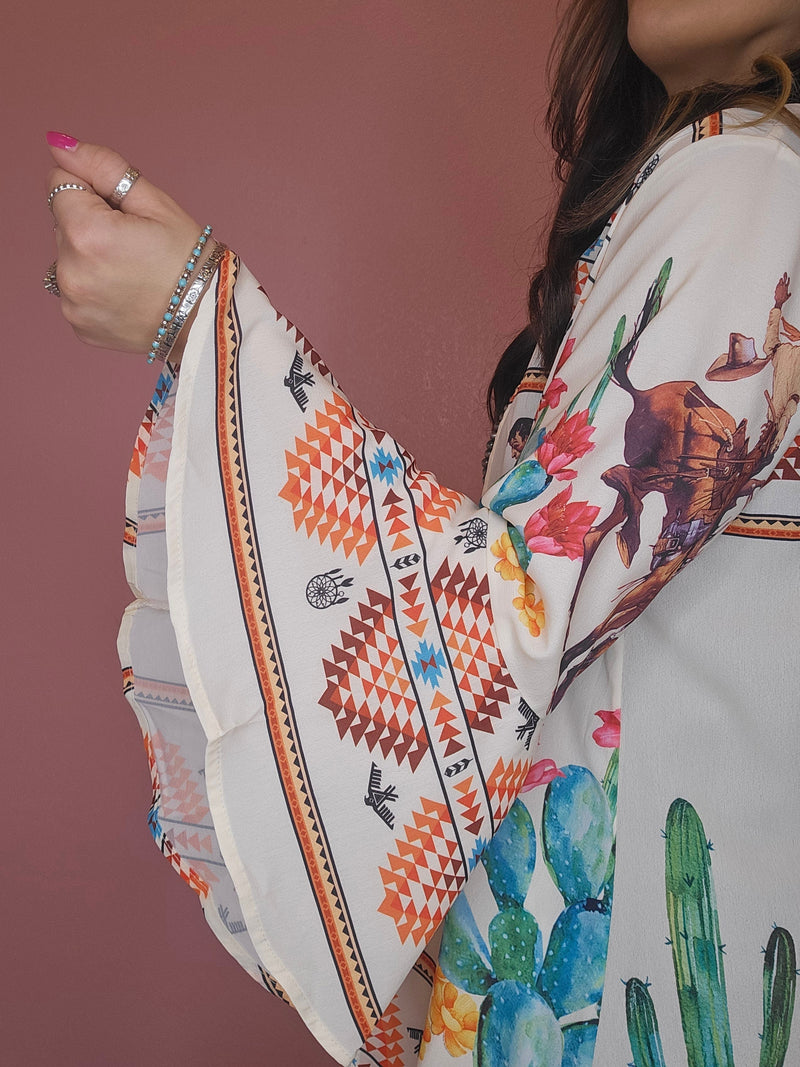 Wild Horse Boutique Shirts & Tops The Cheyenne Kimono