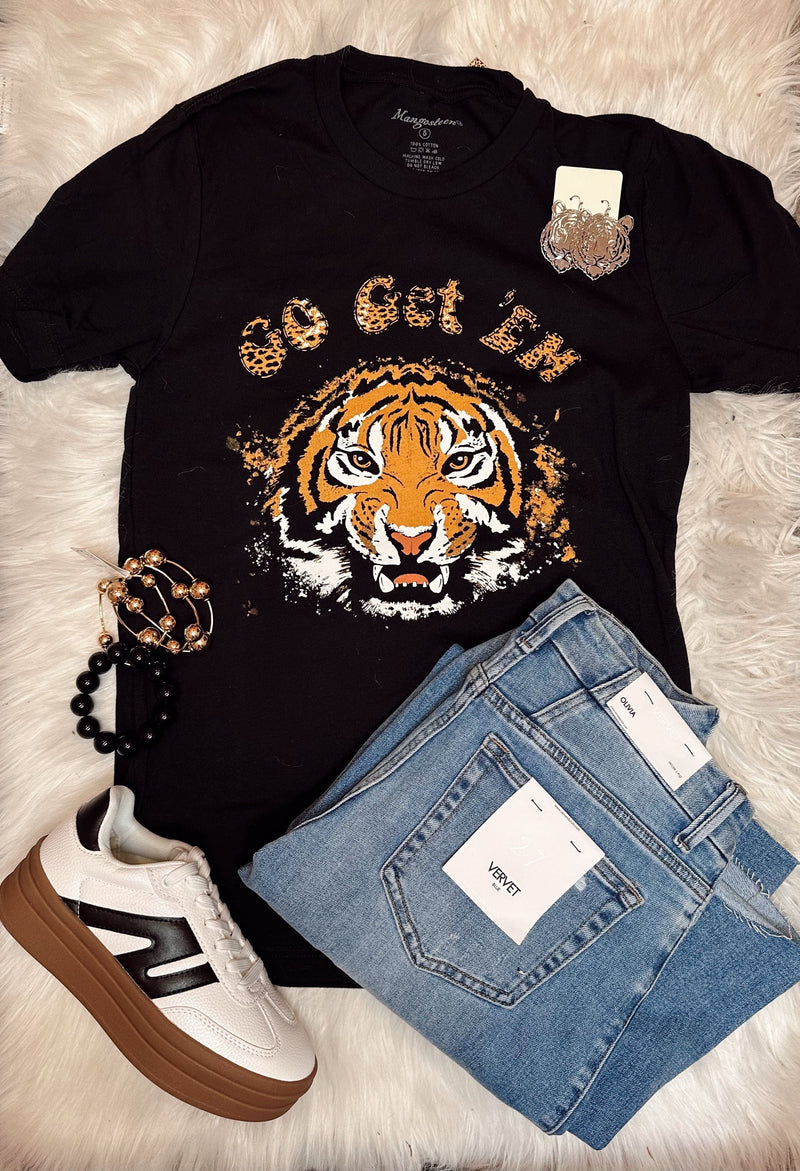 Wild Horse Boutique Shirts & Tops The Go Get’em Tiger Tee