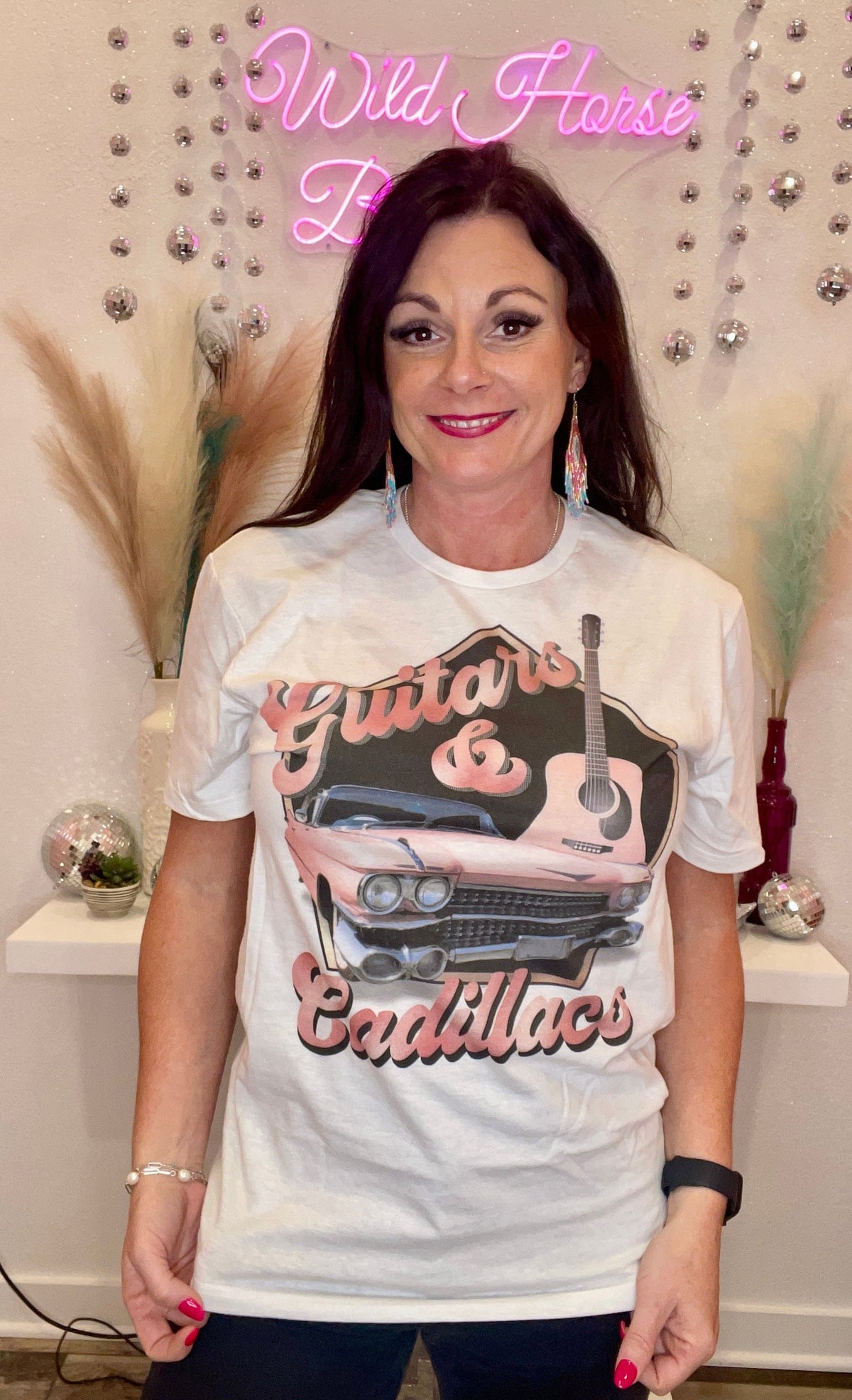 Wild Horse Boutique Shirts & Tops The Guitars and Cadillacs Tee