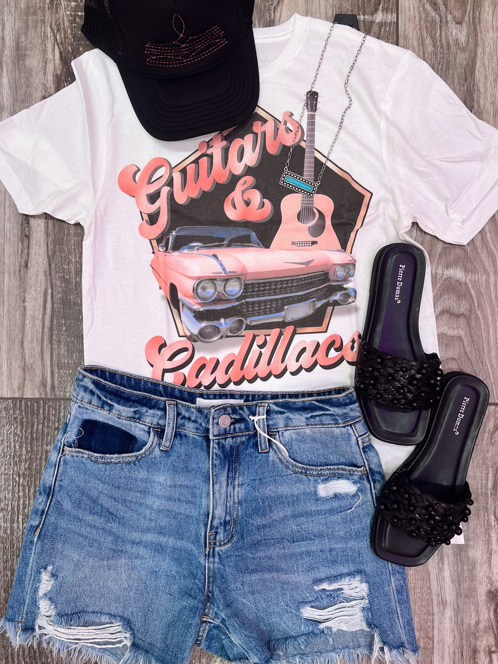 Wild Horse Boutique Shirts & Tops The Guitars and Cadillacs Tee