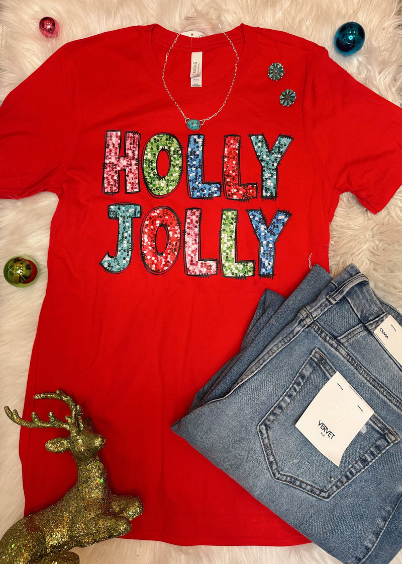 Wild Horse Boutique Shirts & Tops The Holly Jolly Tee