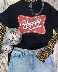 Wild Horse Boutique Shirts & Tops The Howdy Cowboy Tee